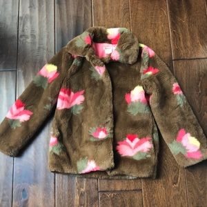 Billieblush faux fur coat